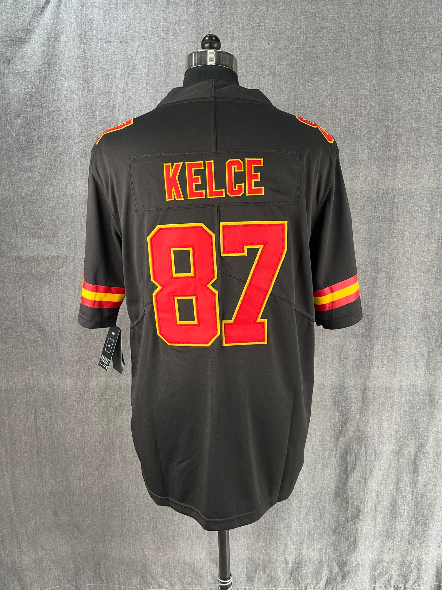 KELCE 87 Black Kansas City Chiefs NFL Jersey