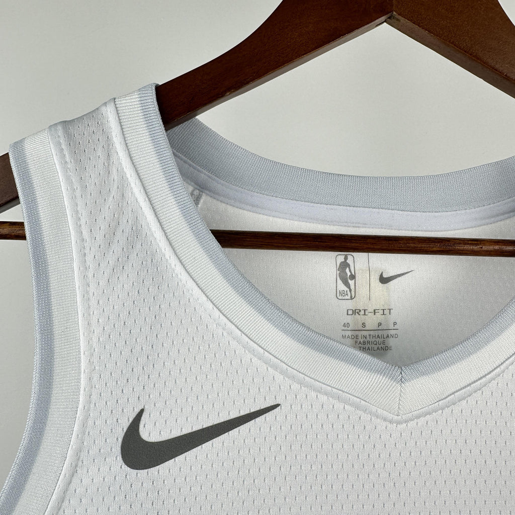 IRVING 11 White Dallas Mavericks Heat Pressed Edition NBA Jersey