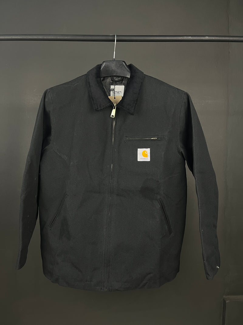Carhartt Men's Detroit Ringspun Cotton Duck Black Jacket