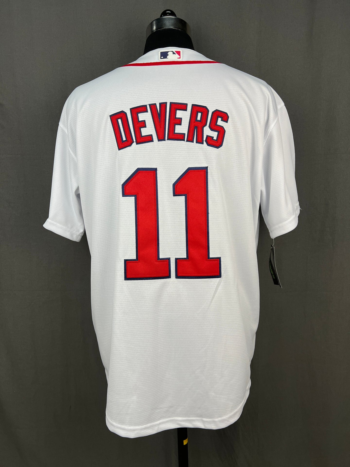 DEVERS 11 White Boston Red Sox MLB Jersey