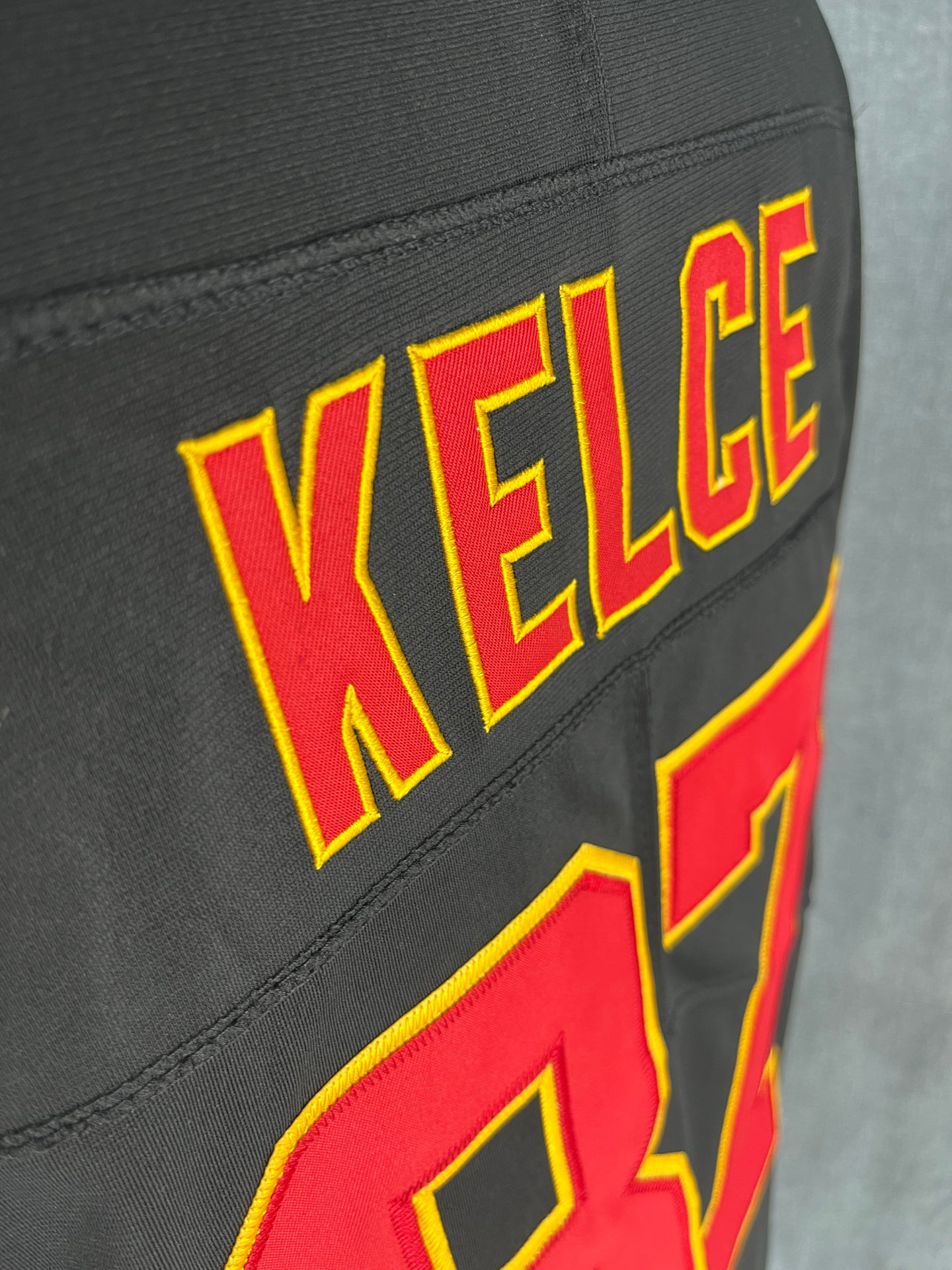 KELCE 87 Black Kansas City Chiefs NFL Jersey