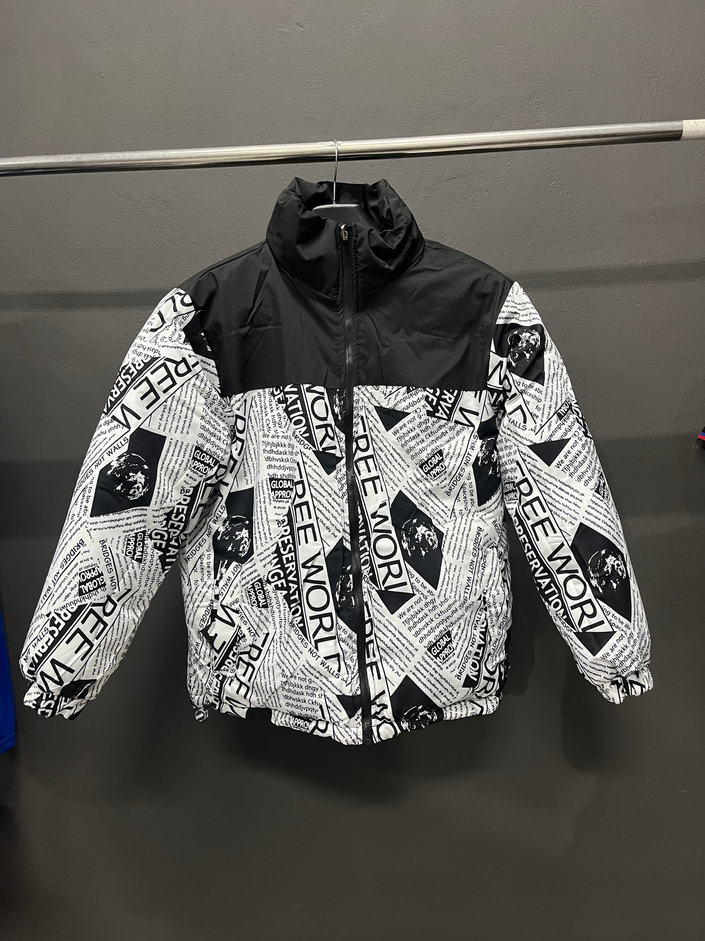 Reversible White & Black Jacket