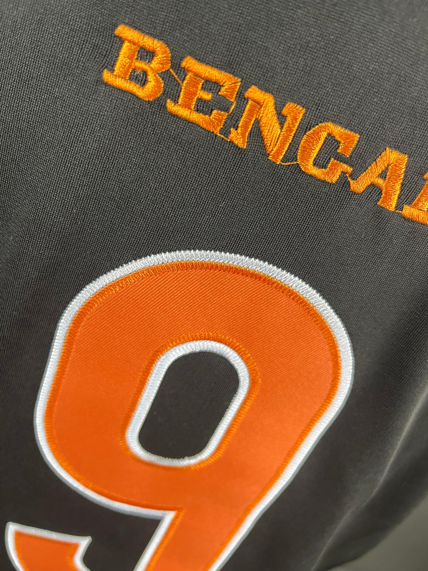 BURROW 9 Black Cincinnati Bengals NFL Jersey