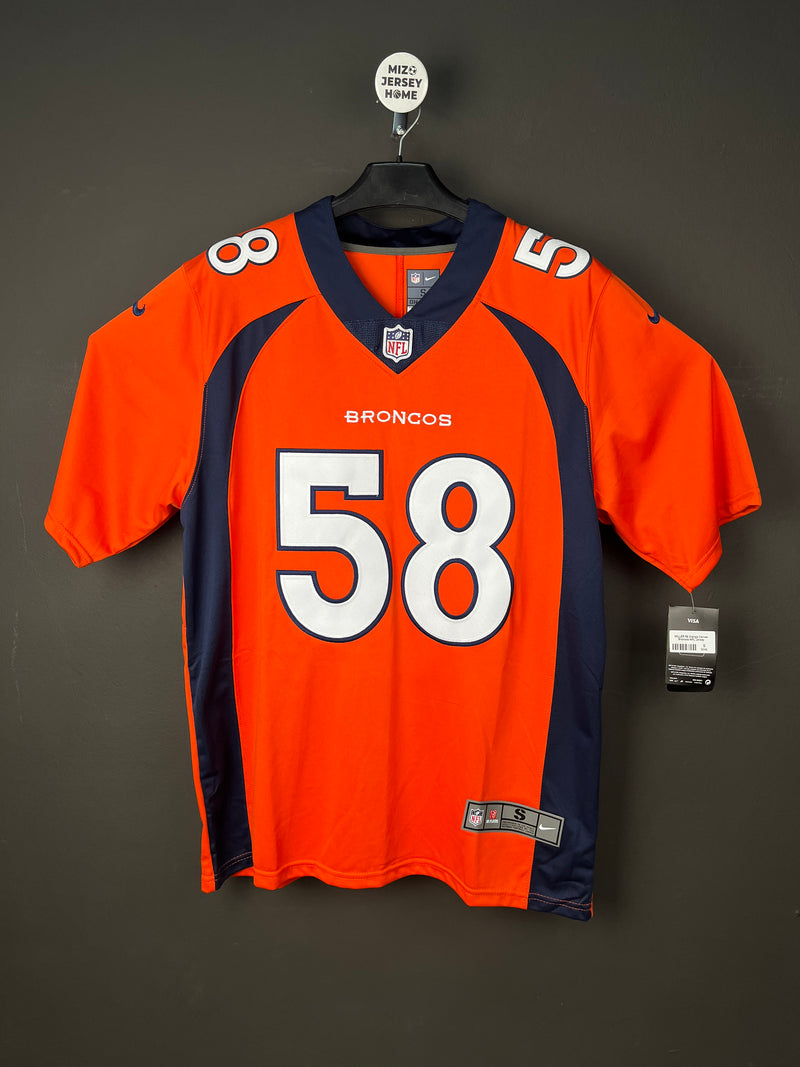 MILLER 58 Orange Denver Broncos NFL Jersey