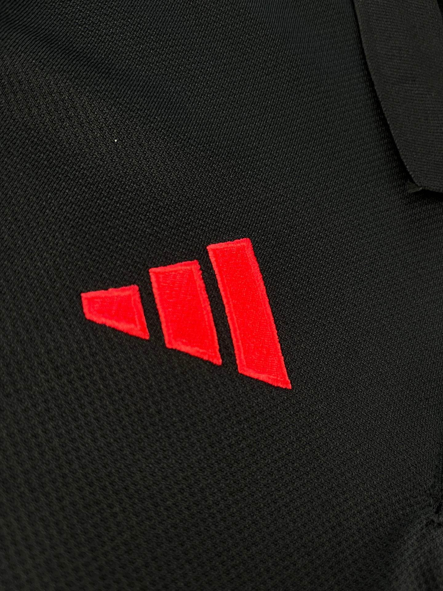 United Black & Red Polo