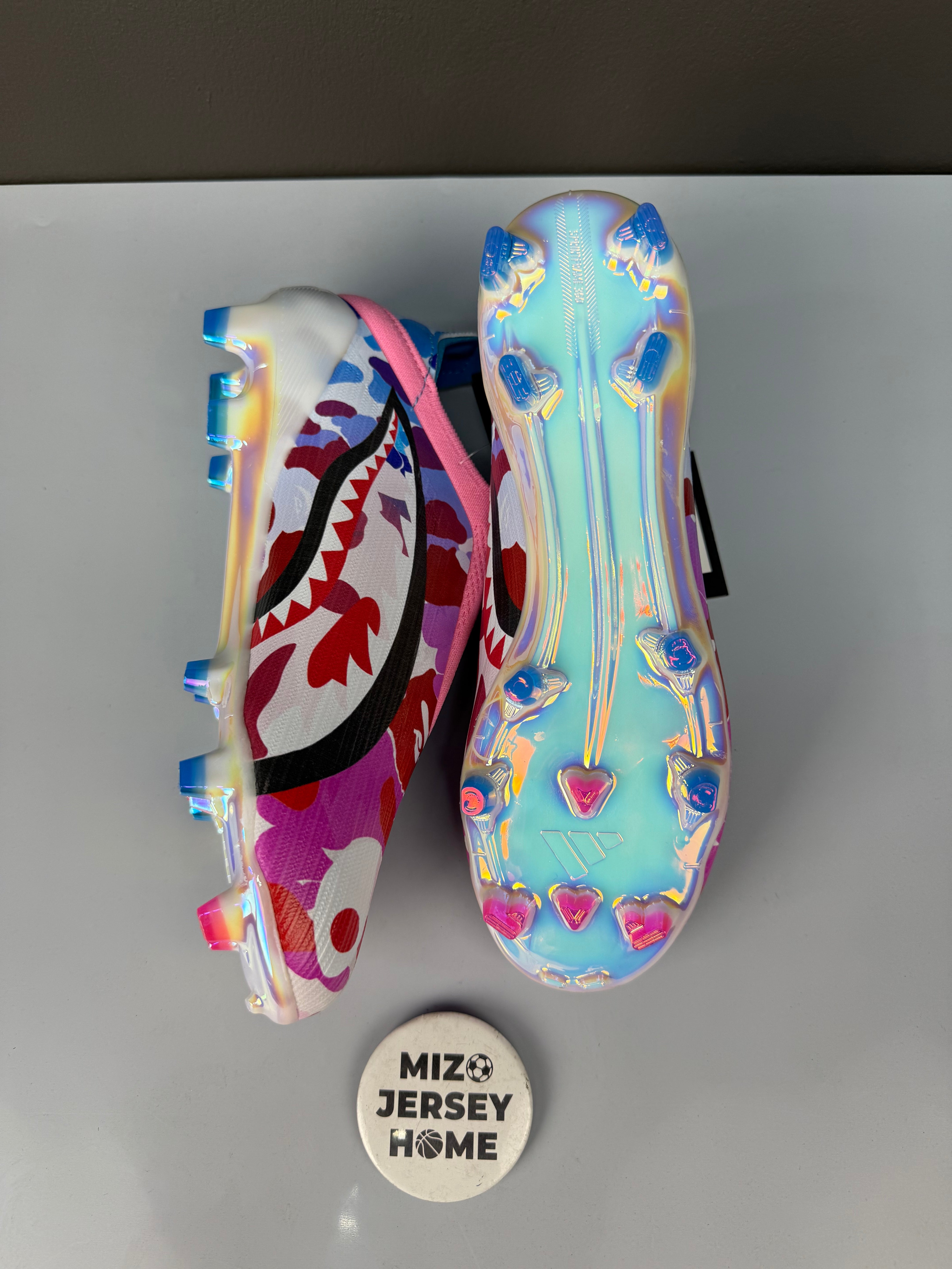 ADIDAS X BAPE F50 Elite Laceless FG Football Shoes – Mizo Jersey Home