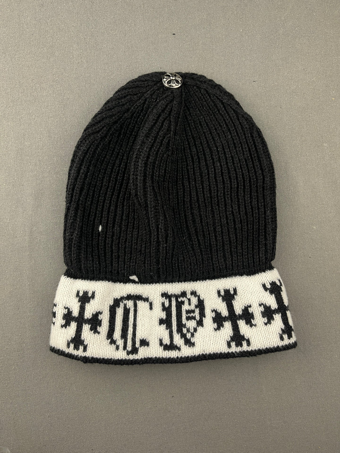 Chrome Hearts Black Beanie