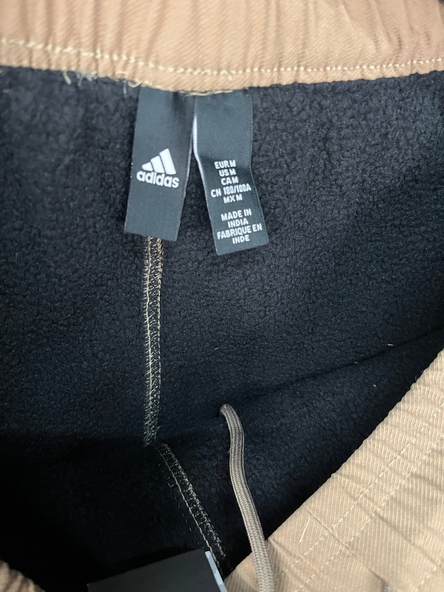 ADIDAS Brown Stripes Inner Fleece Pants