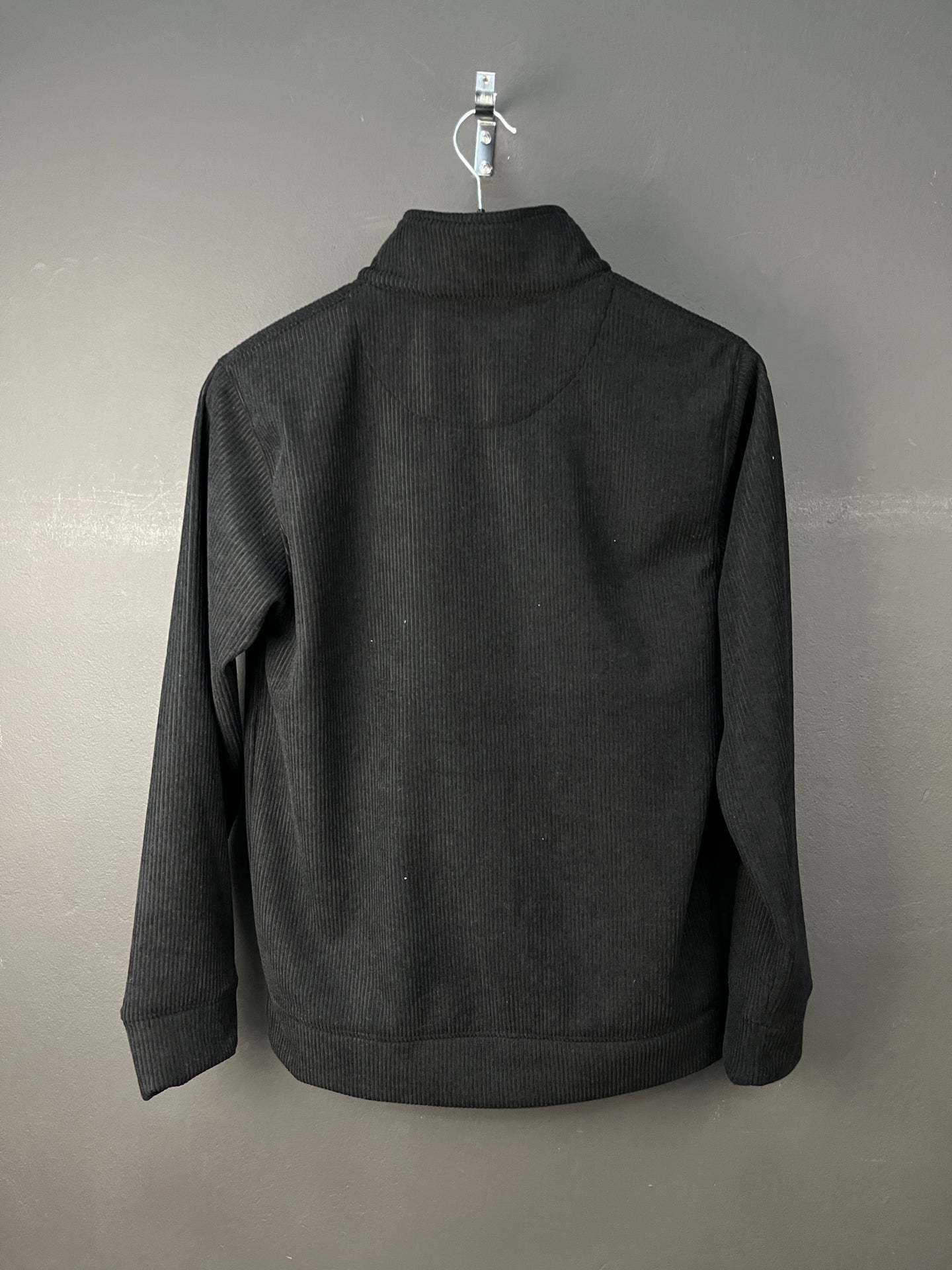 Ralph Lauren Quarter Zip Black Sweater with Red Logo