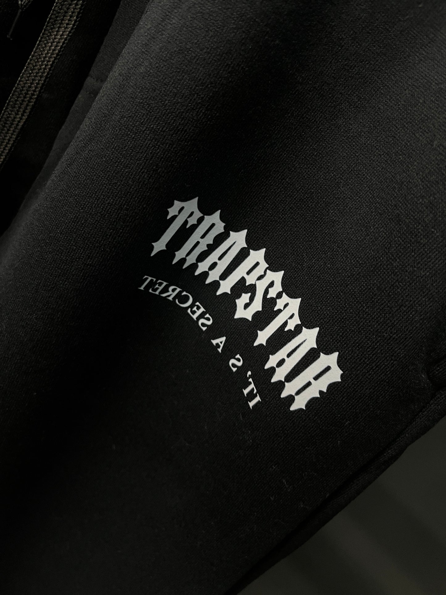 Trapstar Unisex Black Hooded Tracksuit