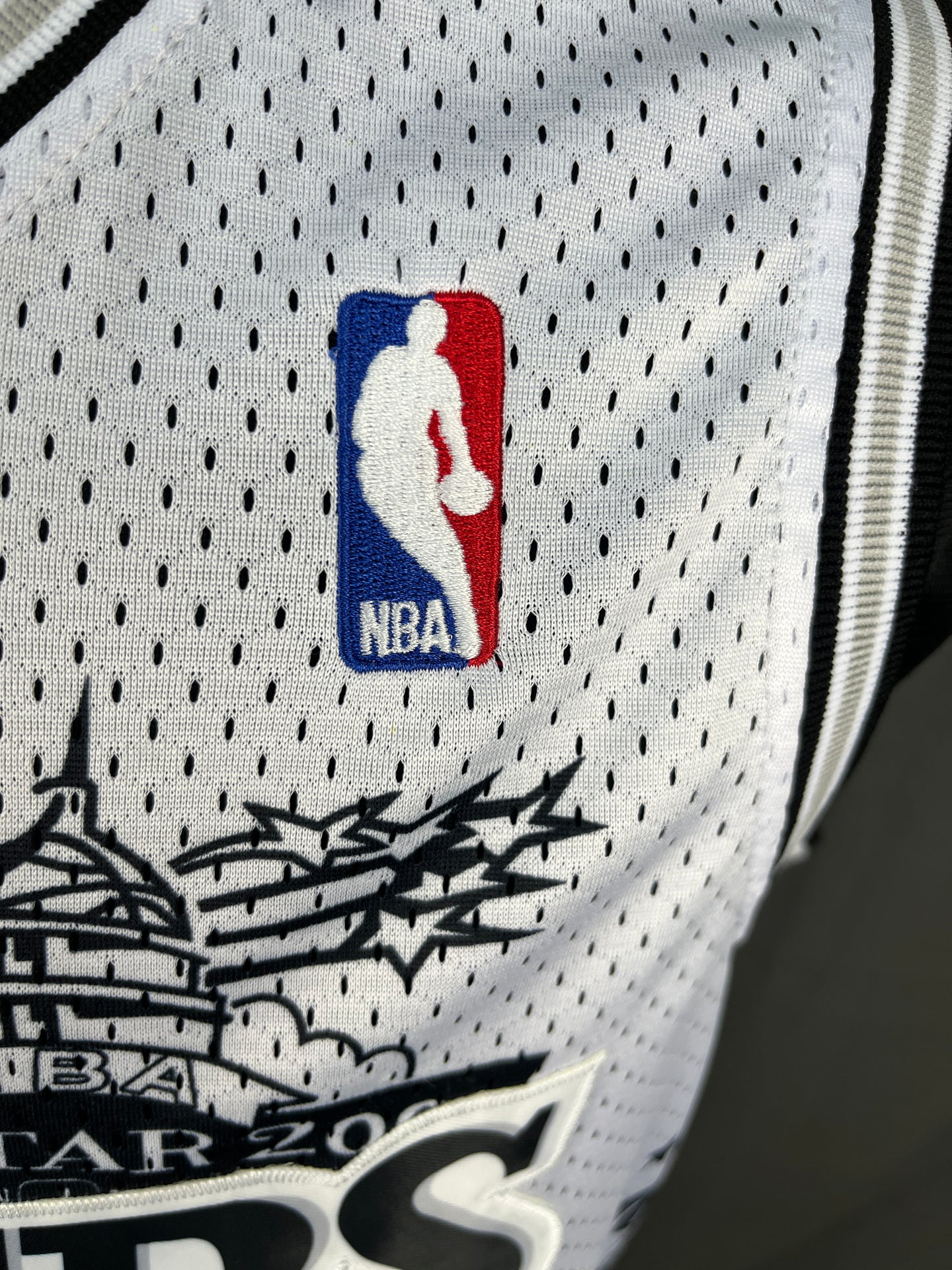 Iverson 3 Sixers White NBA Jersey