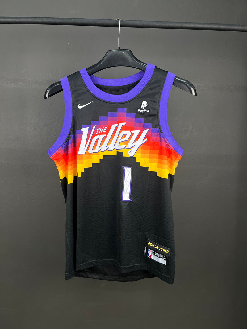 Booker 1 Black The Valley NBA Kids Jersey