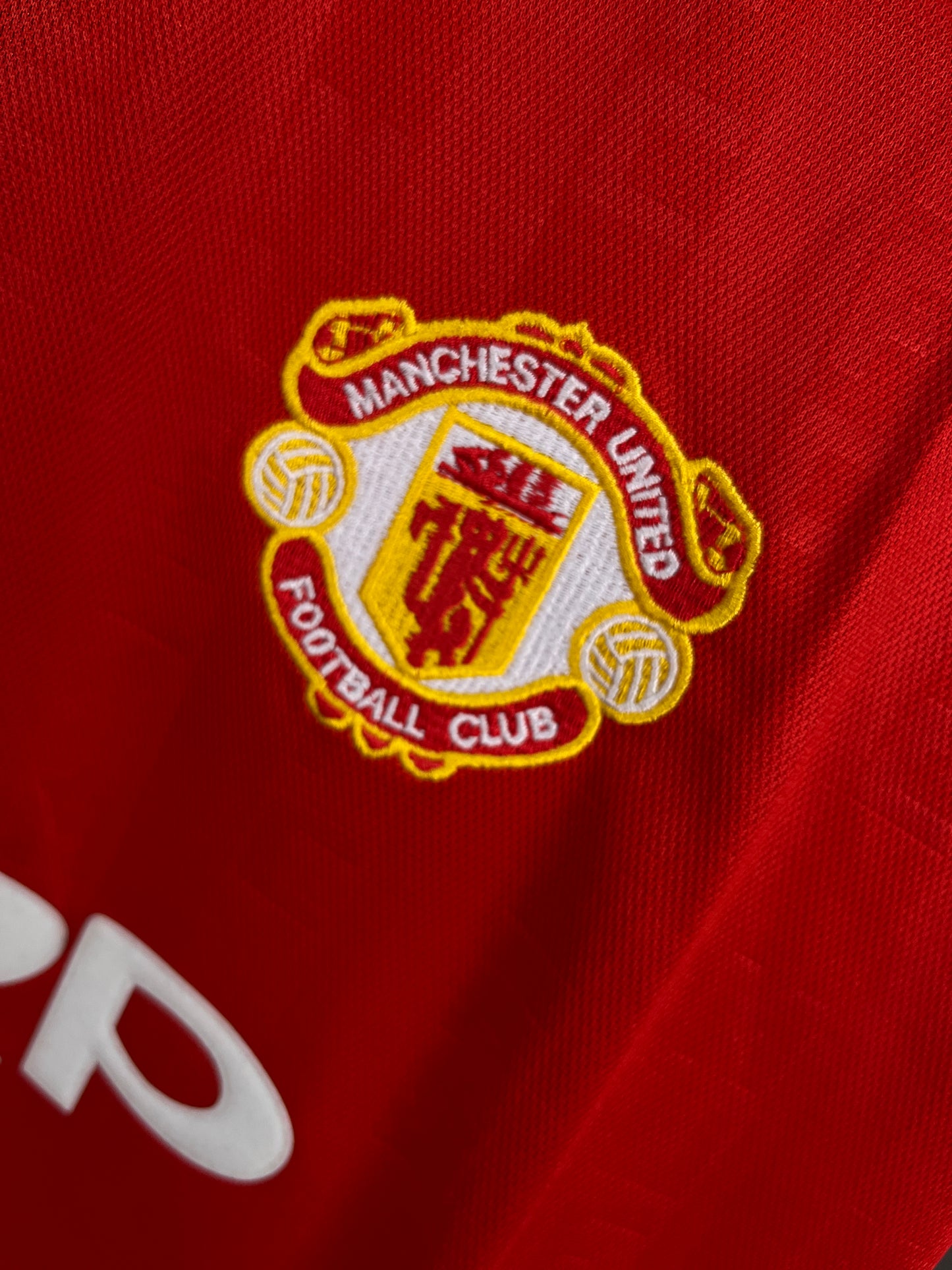 Manchester United 1988/90 SHARP Home Retro Jersey