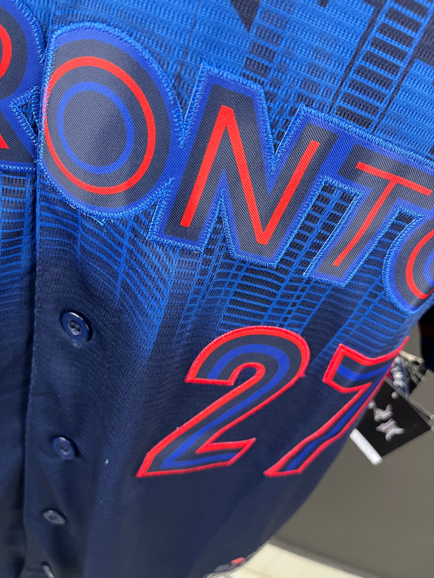 GUERRERO JR. 27 Navy Toronto Blue Jays MLB Jersey