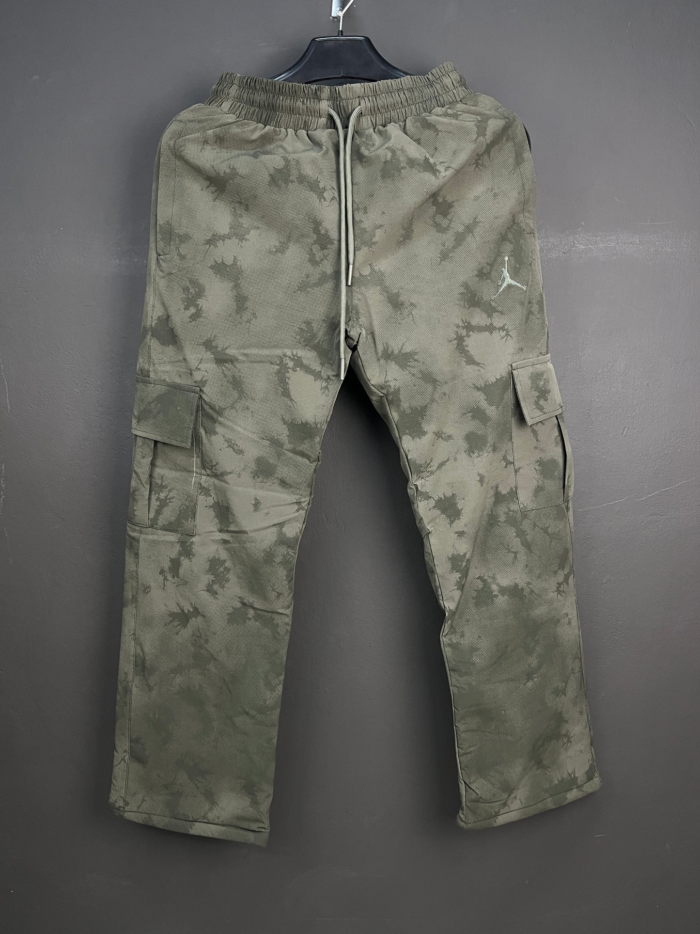 Jordan Dark Green Pockets Inner Fleece Pants