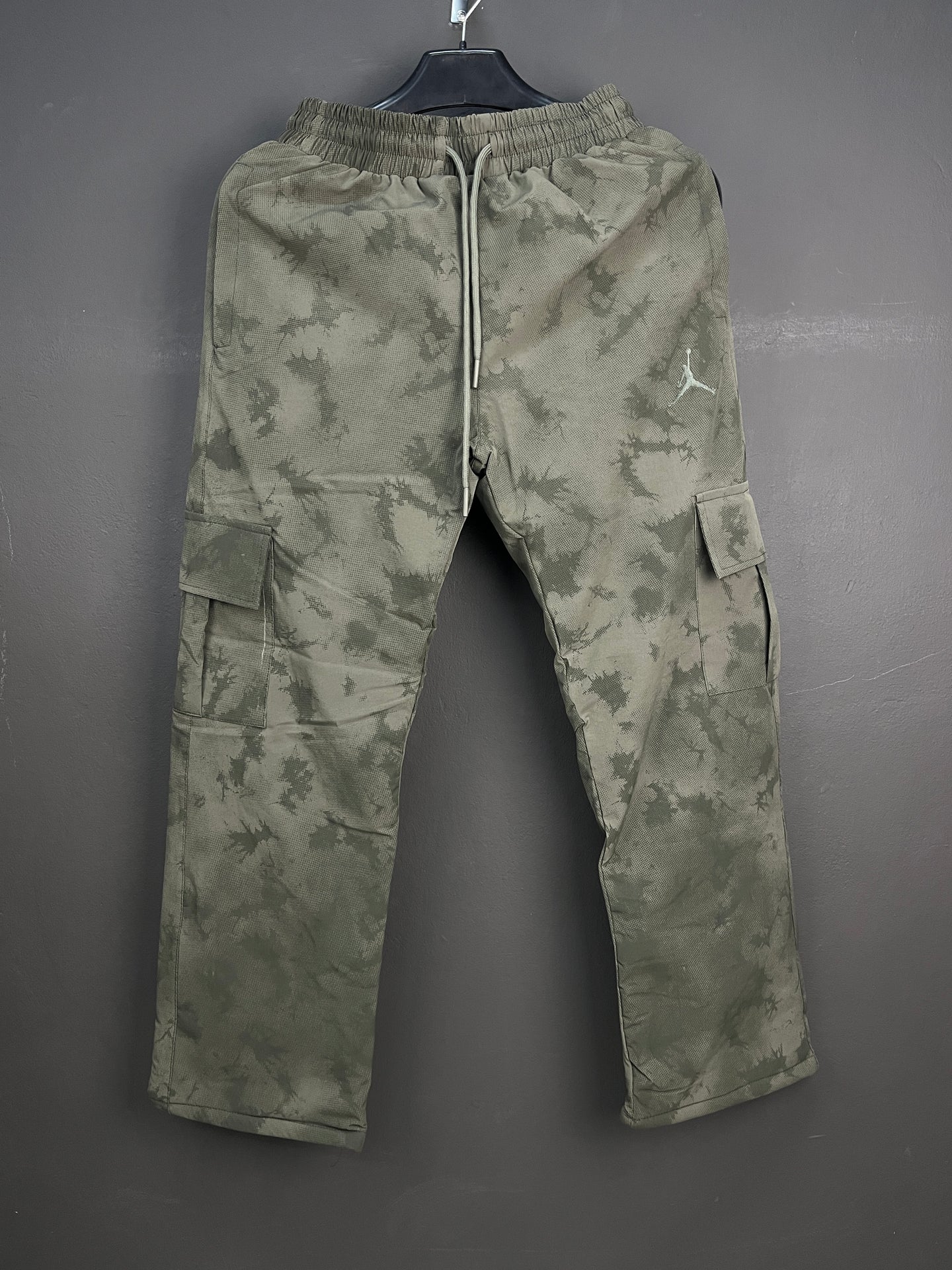 Jordan Dark Green Pockets Inner Fleece Pants