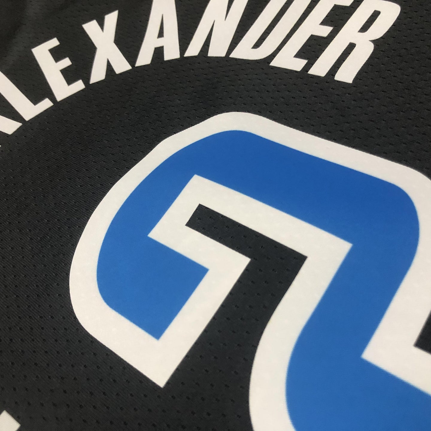 GILGEOUS-ALEXANDER 2 Black Oklahoma City Thunder Heat Pressed Edition NBA Jersey