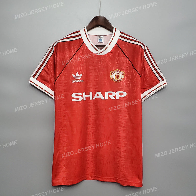 MANCHESTER UNITED Retro 1990-1992 Home Jersey