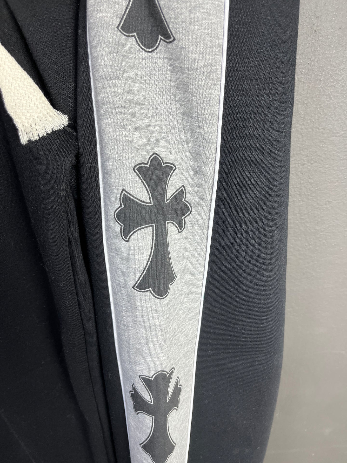 Chrome Hearts Inner Fleece Black & Gray Pants