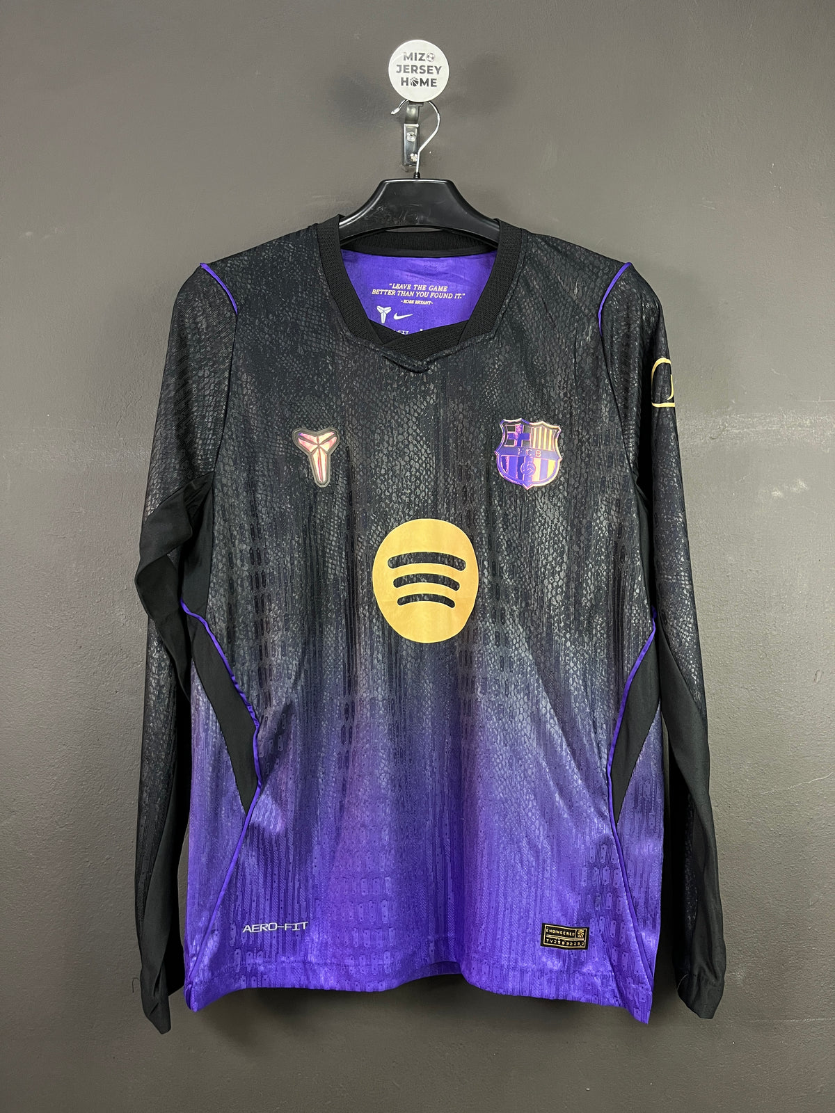 Barcelona Away 26/27 Jersey Player Version Long Sleeves