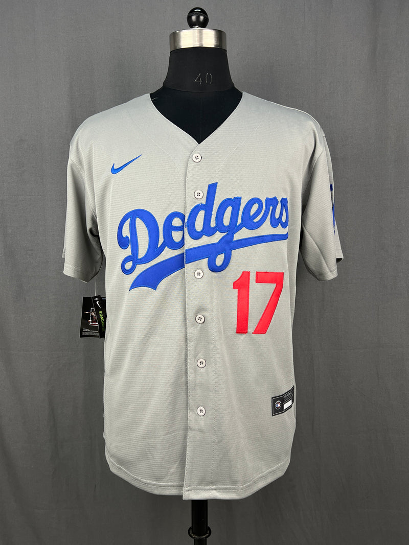 OHTANI 17 Grey Los Angeles Dodgers MLb Jersey