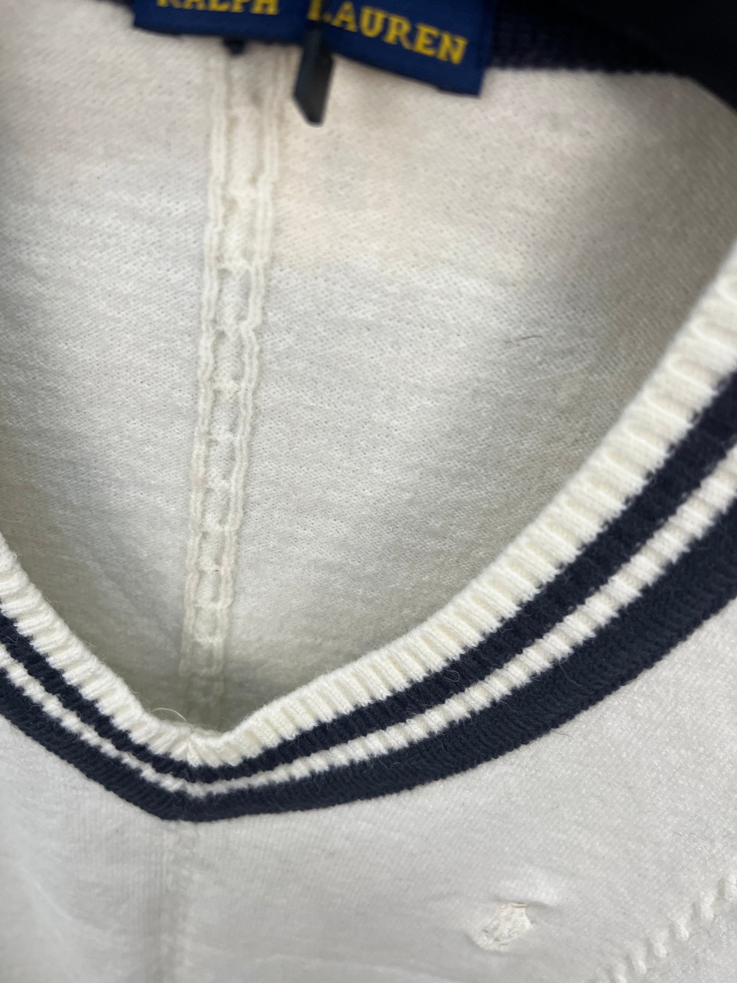 Ralph Lauren White Soft Vest