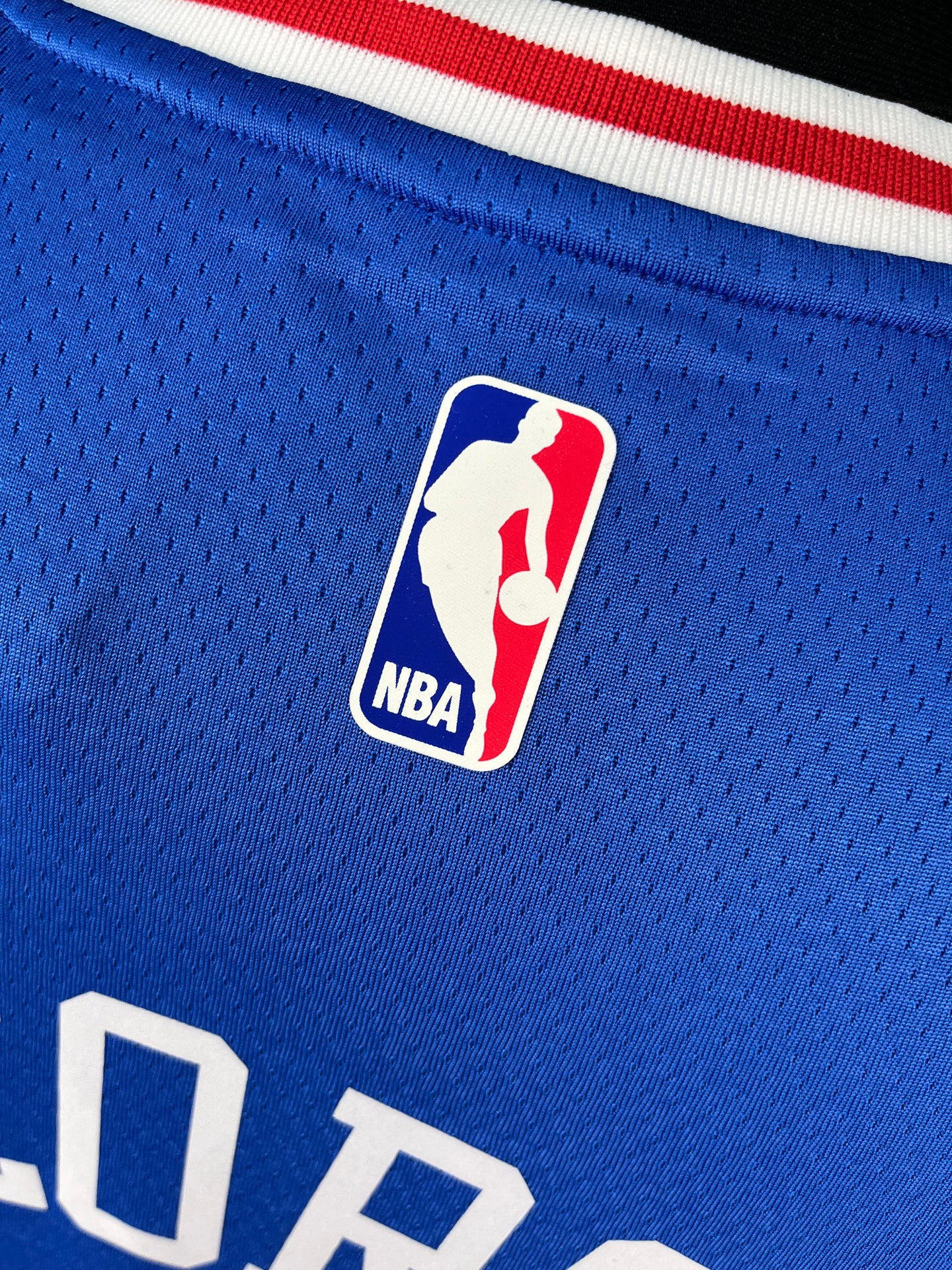 GEORGE 8 Blue Philadelphia 76ers Heat Pressed Edition NBA Jersey