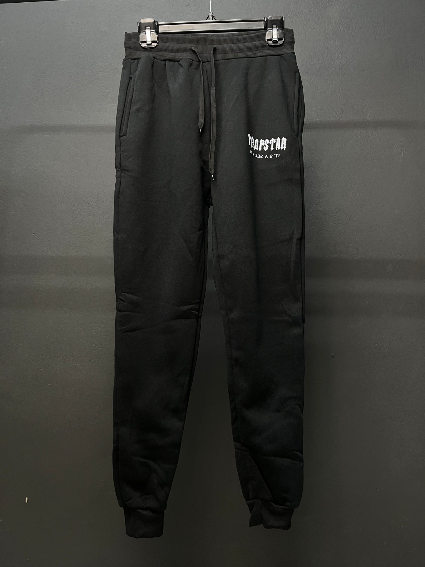 Trapstar Unisex Black Hooded Tracksuit