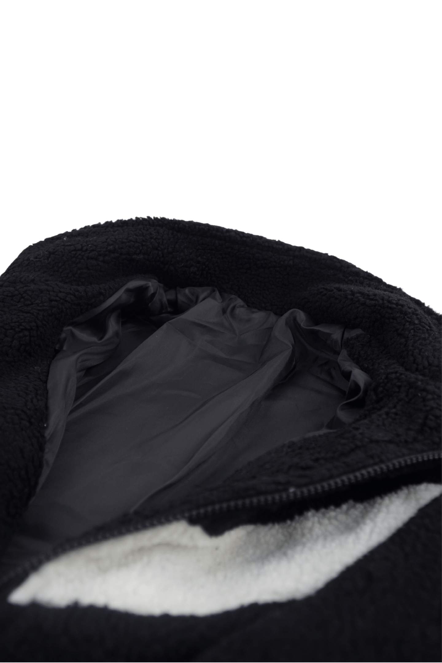 Nike Fleece Black Fur Jacket