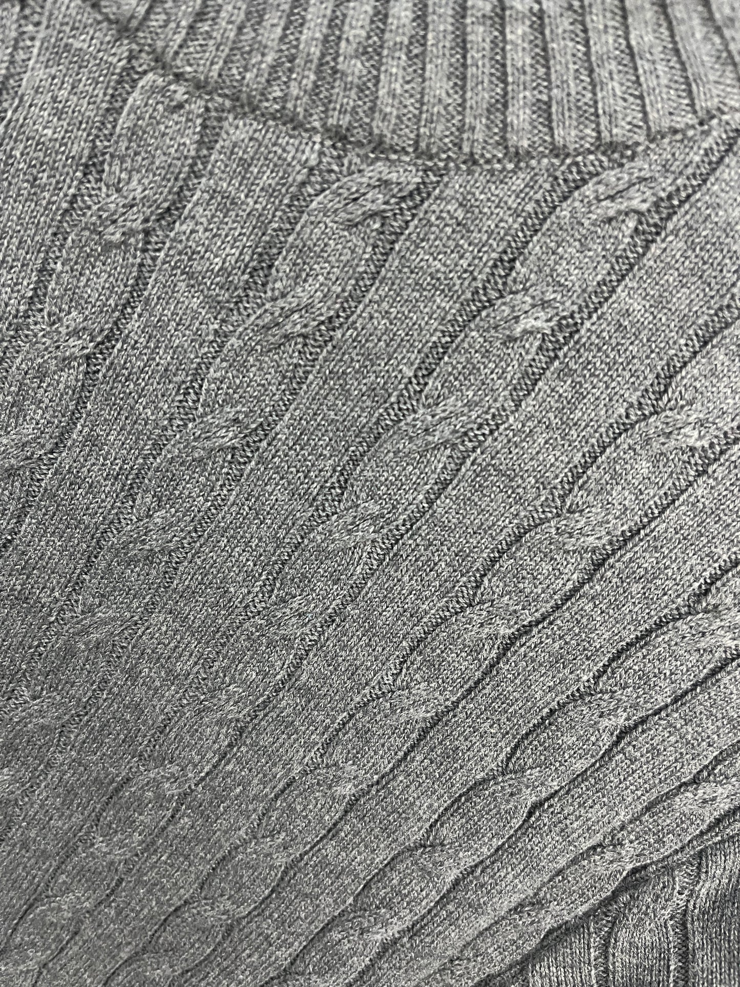 Ralph Lauren Gray Round Neck Sweater