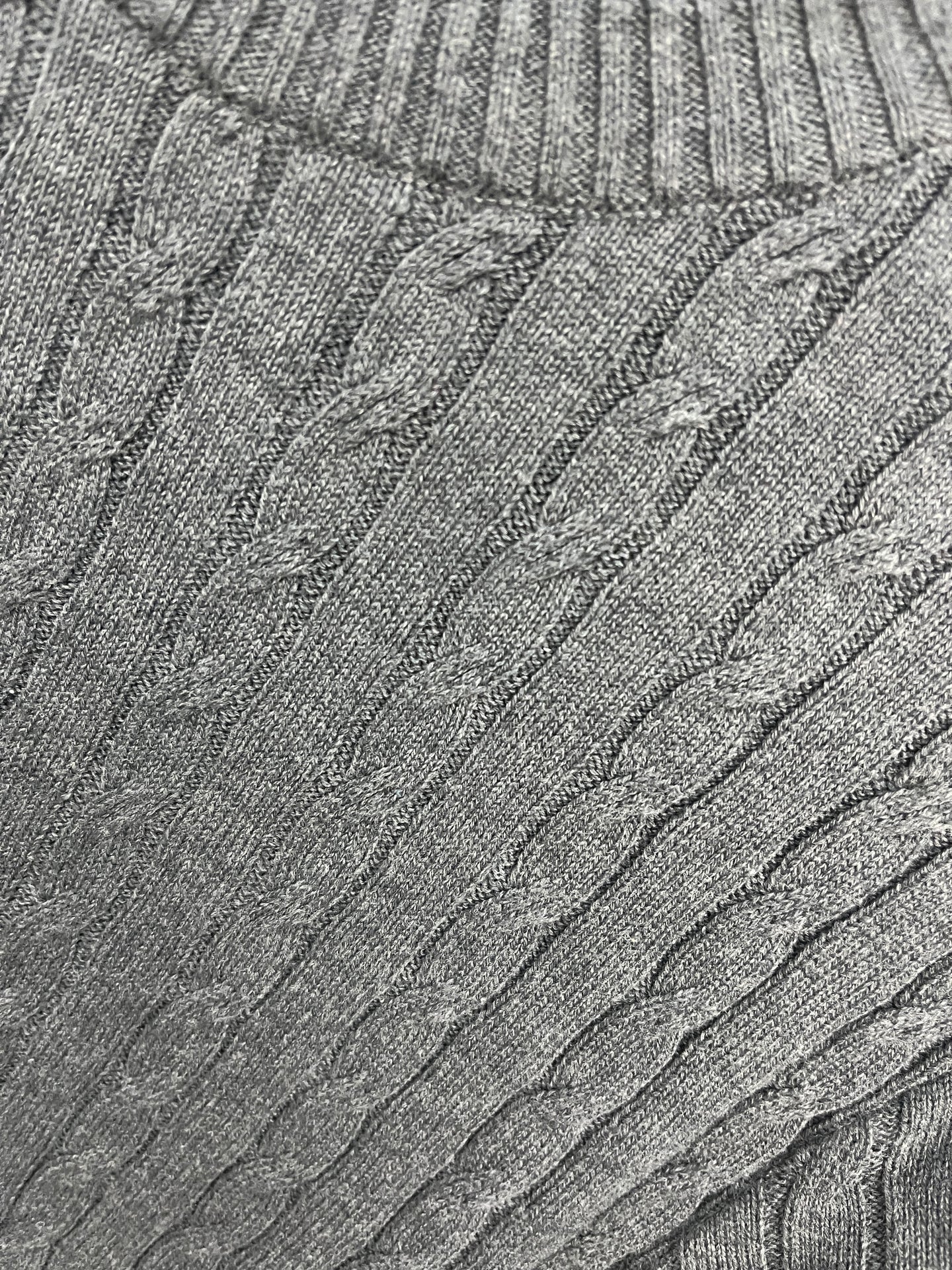 Ralph Lauren Gray Round Neck Sweater