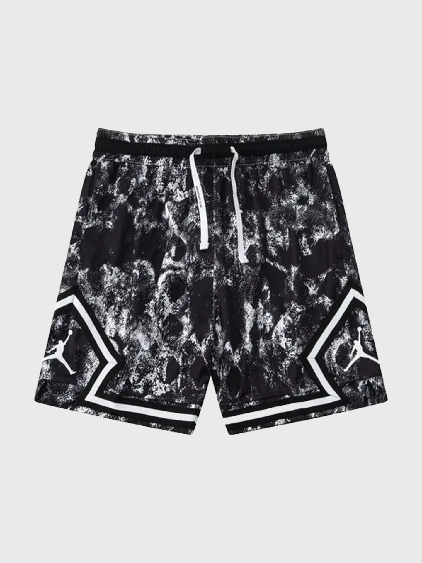 Jordan Black & White Marble Diamond Shorts