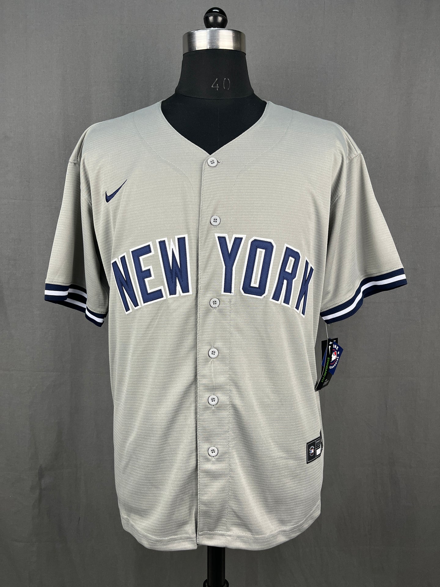 JETER 2 Grey New York MLB Jersey