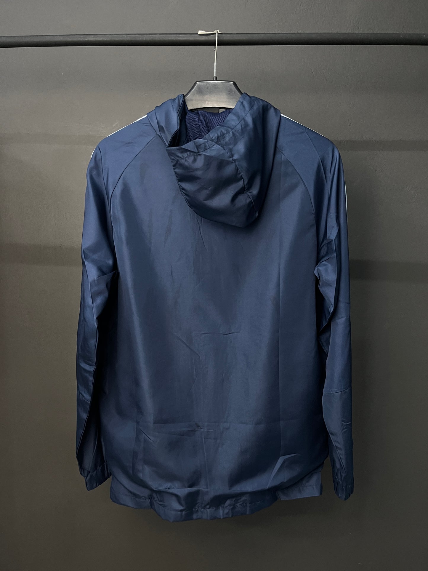 Real Madrid Navy Blue Windbreaker Jacket