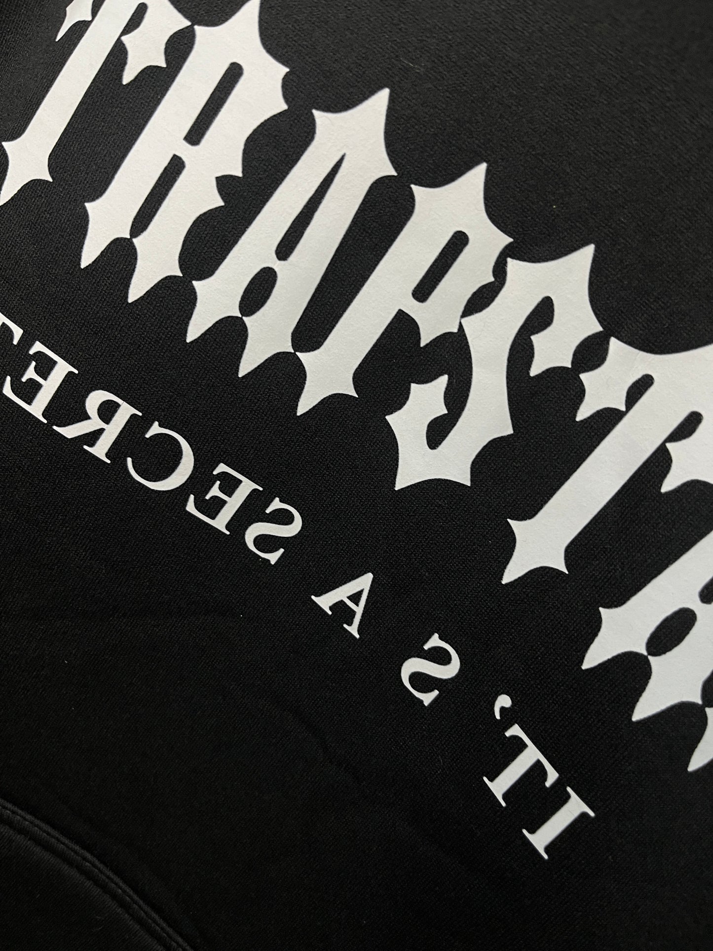 Trapstar Unisex Black Hooded Tracksuit