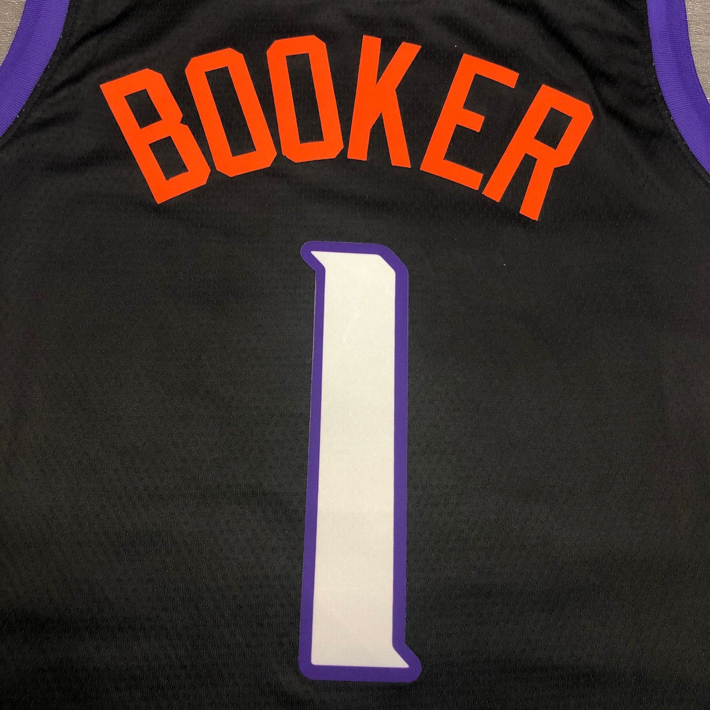 BOOKER 1 Black The Valley Heat Pressed Edition NBA Jersey