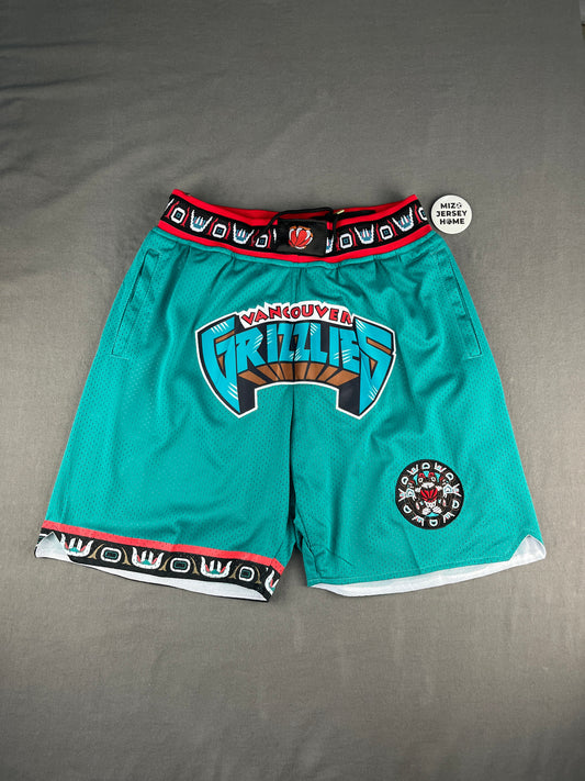 MEMPHIS GRIZZLIES Green Heat Pressed Shorts