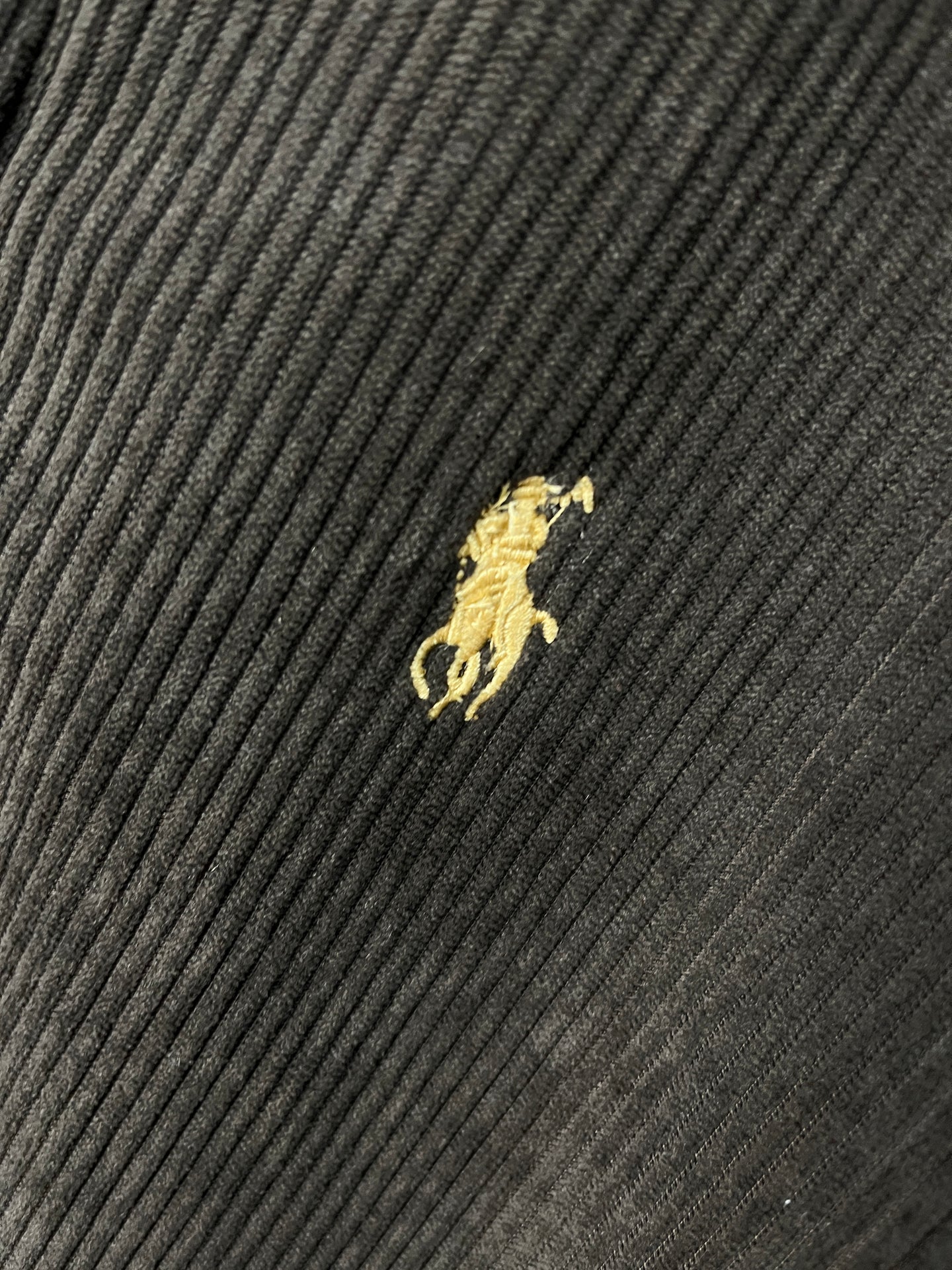 Ralph Lauren Quarter Zip Sweater Dark Brown