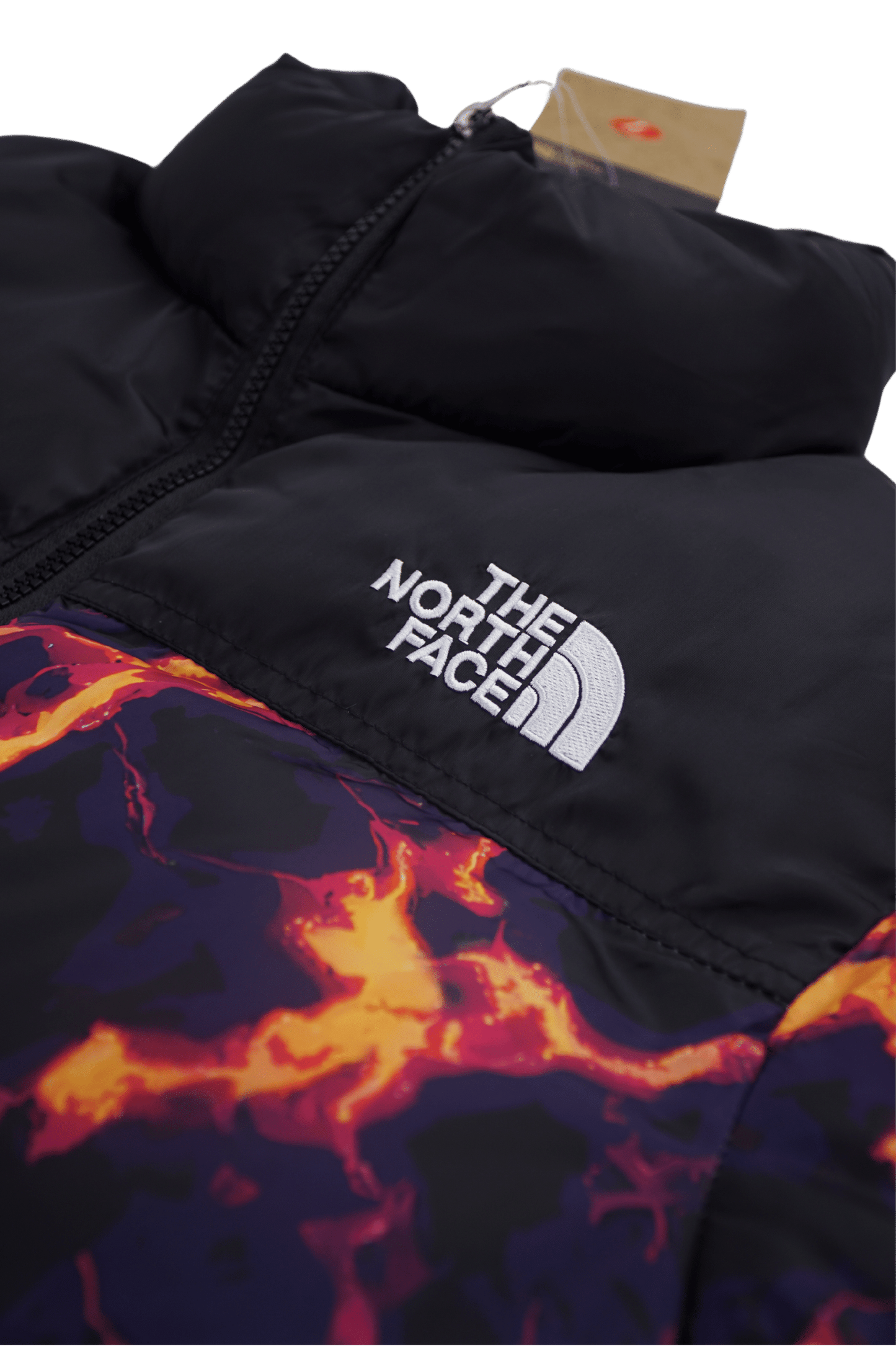 The North Face Lhotse Black & Marble Puffer Jacket