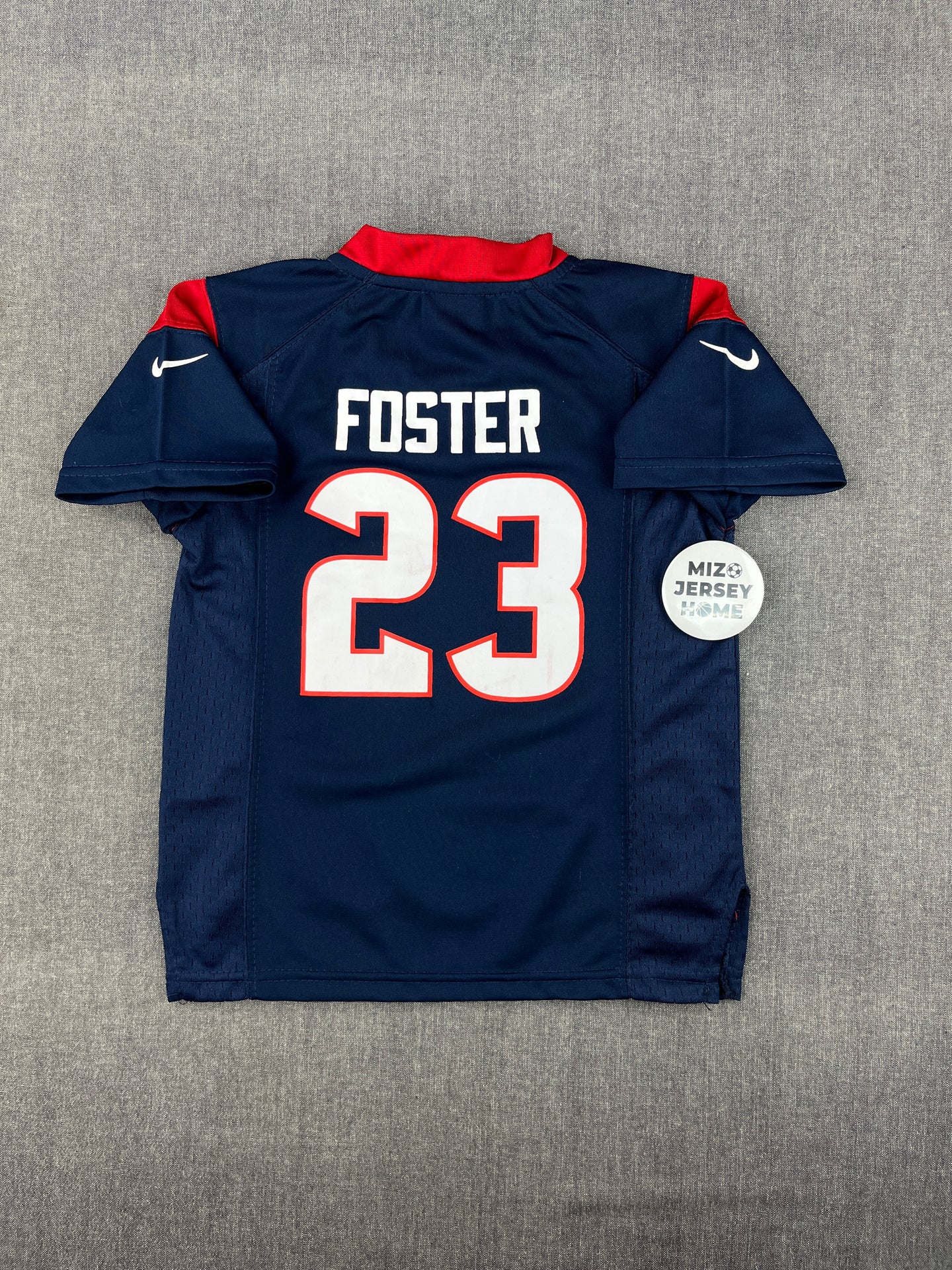 FOSTER 23 NAVY HOUSTON TEXANS NFL KIDS JERSEY