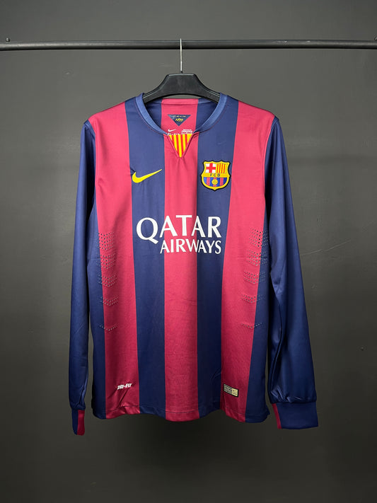 BARCELONA HOME 2014-2015|RETRO JERSEY LONG SLEEVES