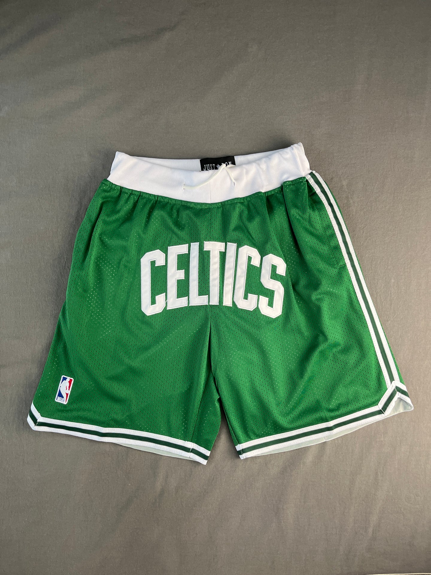 CELTICS Green Shorts Full Embroidery