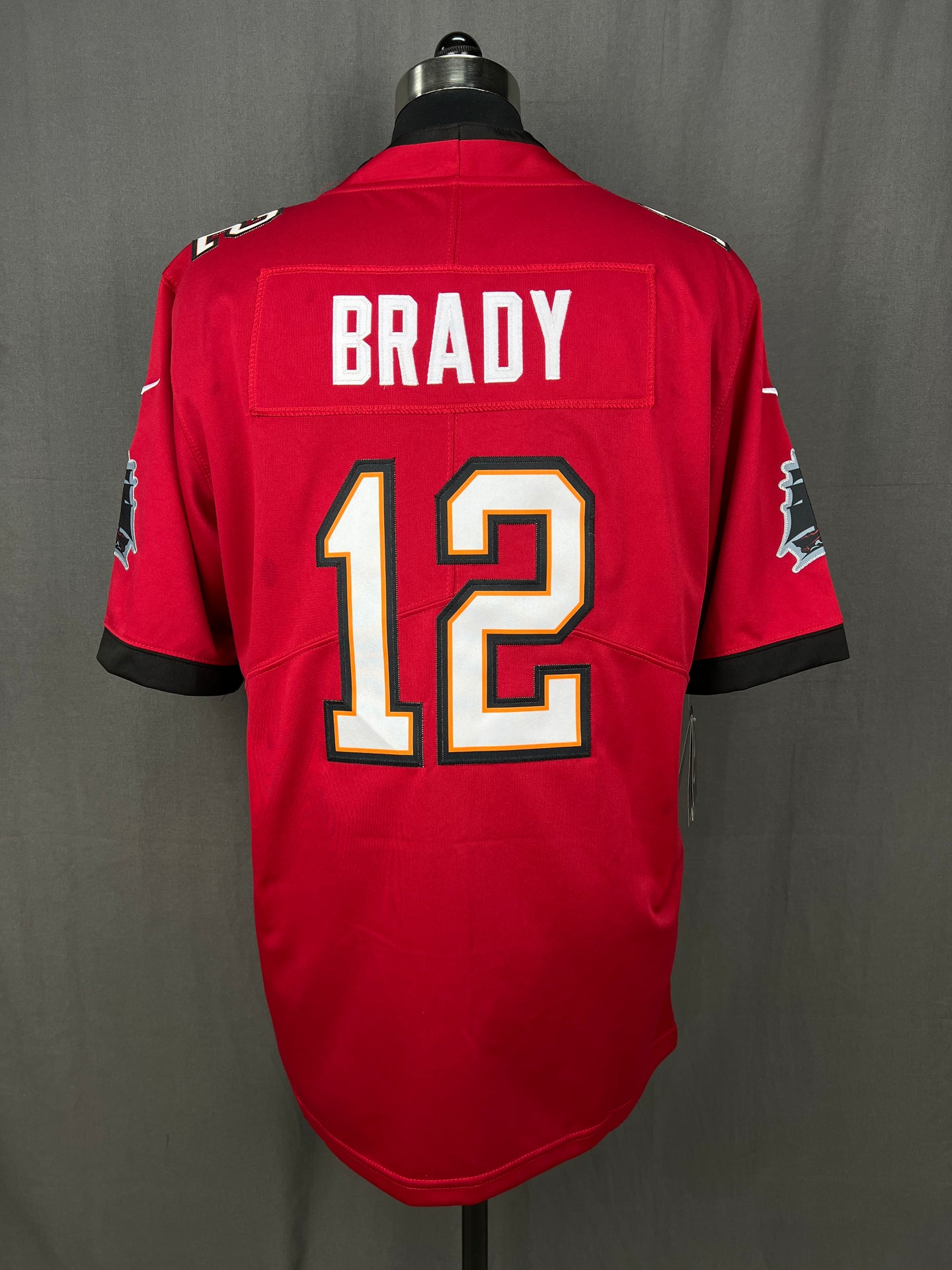 BRADY 12 Red Tampa Bay Buccaneers NFL Jersey