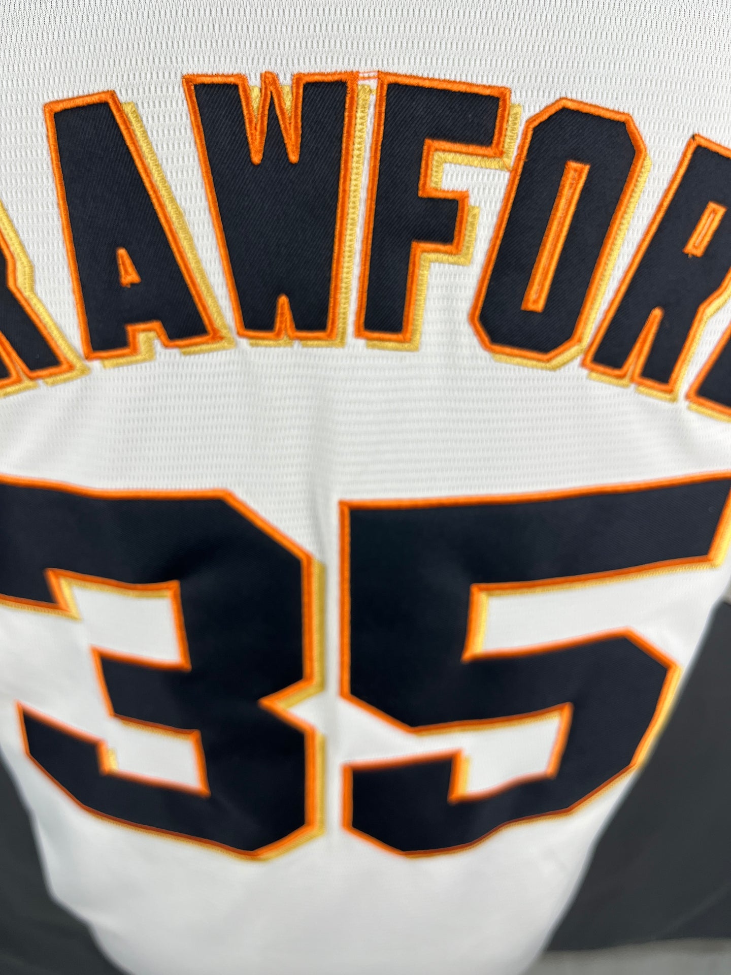 CRAWFORD 35 Beige San Francisco Giants MLB Jersey