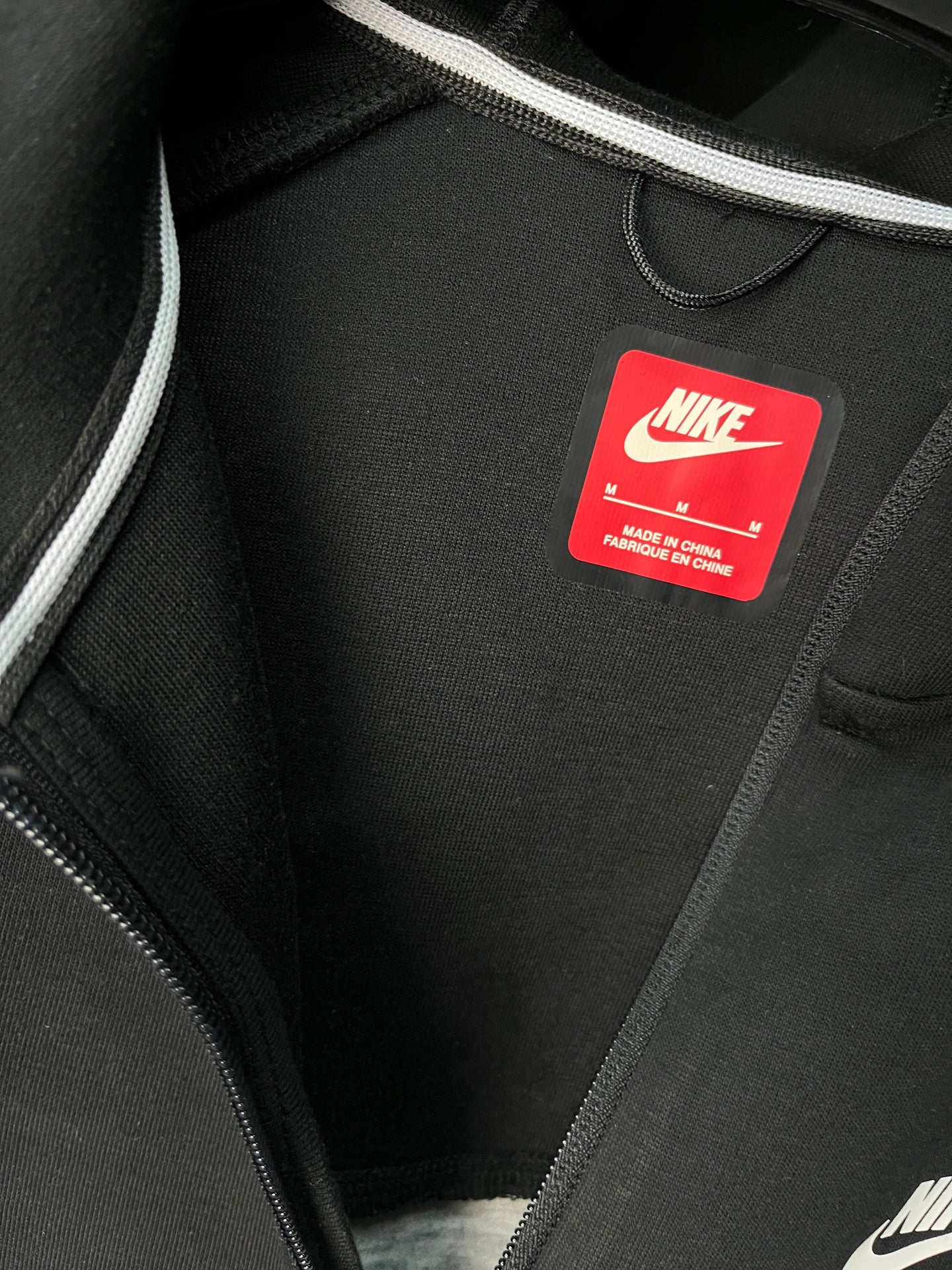 Nike Tech Fleece Black & Gray Hoodie