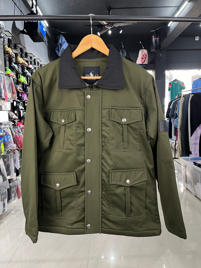 Polo Dark Green Shacket