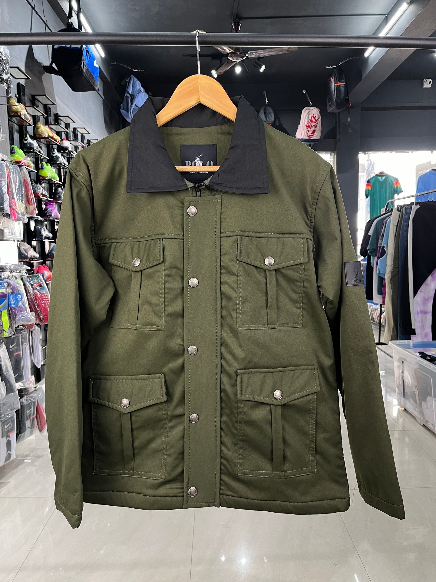 Polo Dark Green Shacket