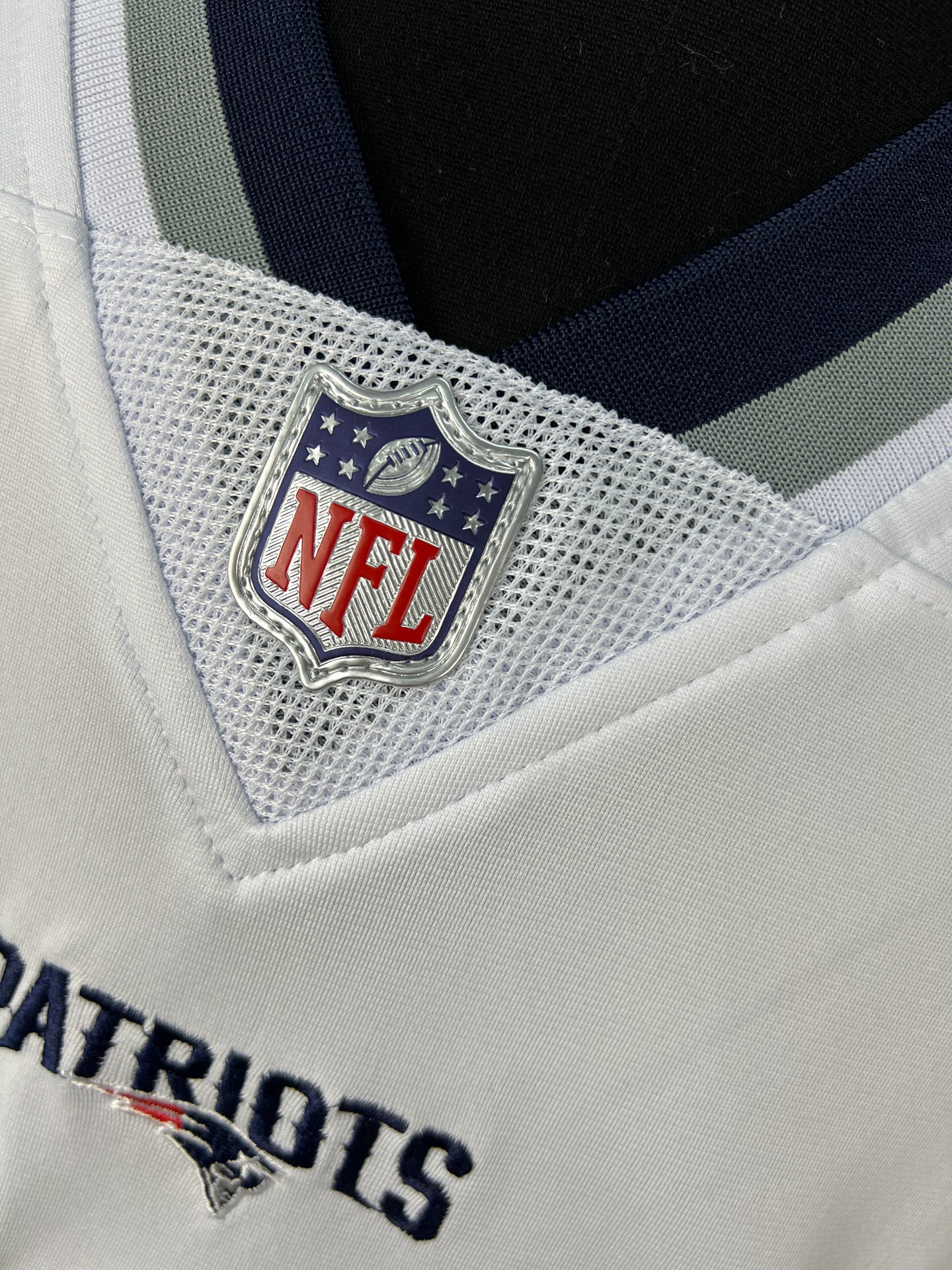 BRADY 12 White Patriots Home NFL Jersey