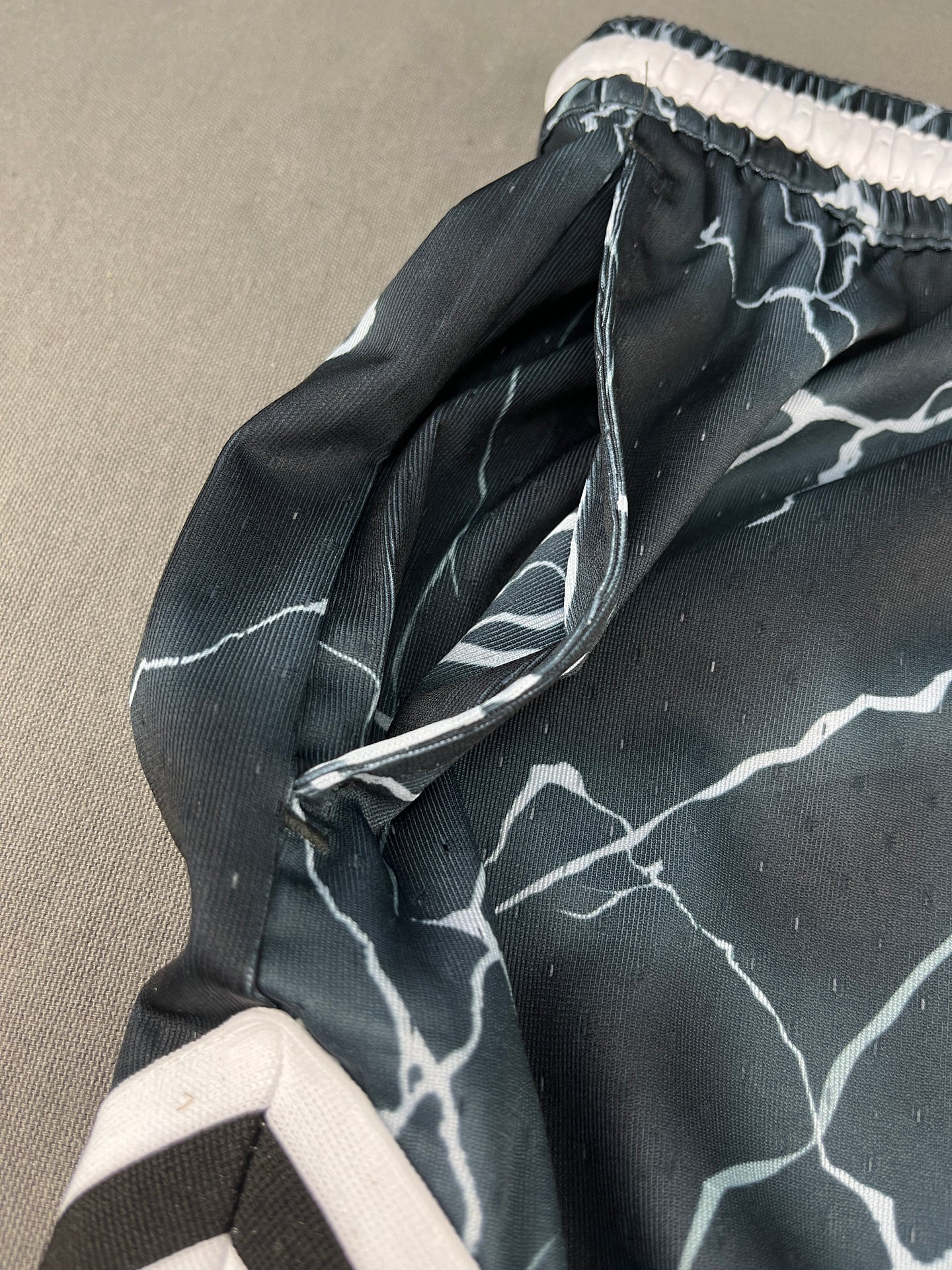 Jordan Black Lightning Diamond Shorts