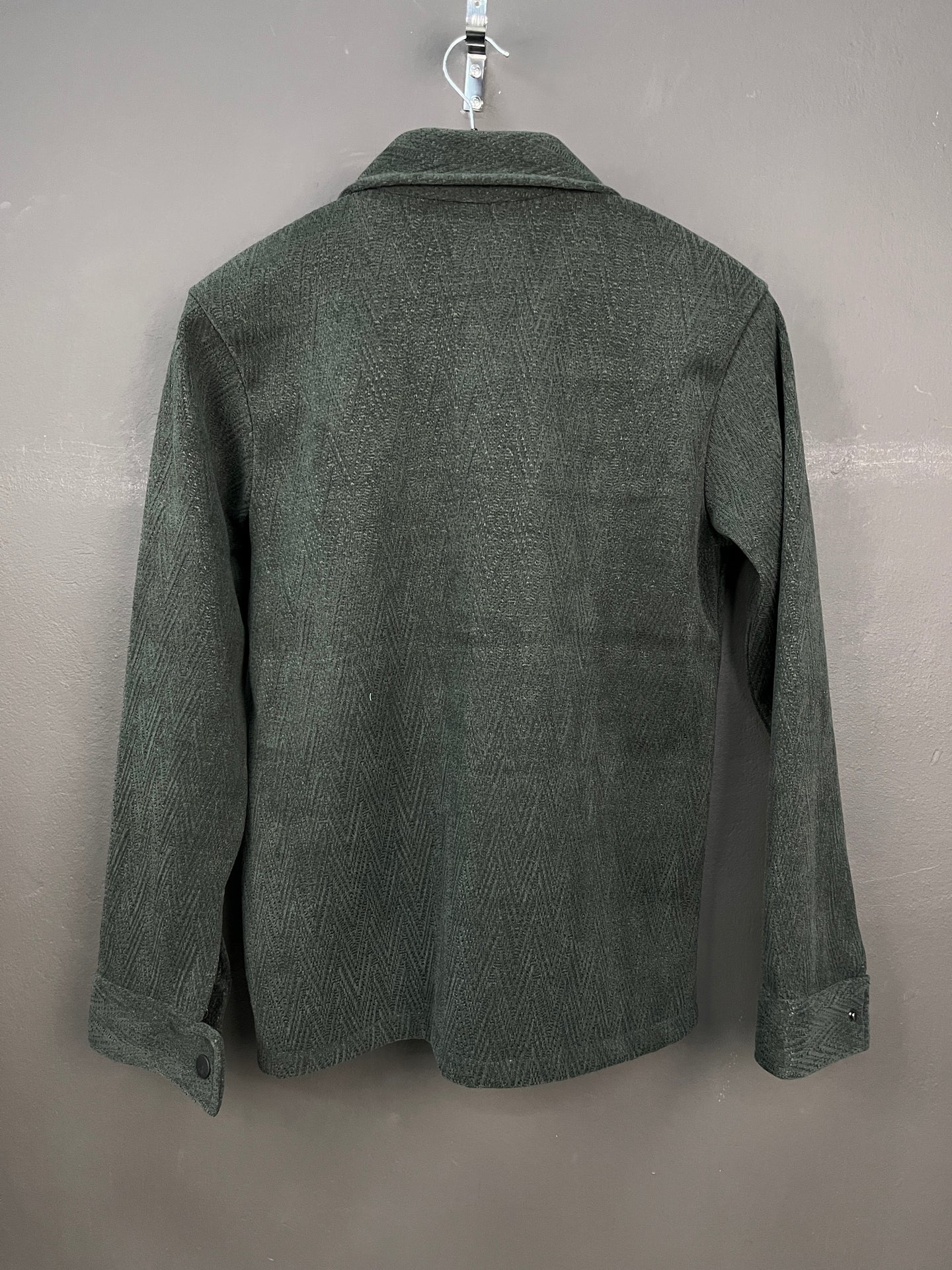 ZARA Dark Green Buttoned Shacket